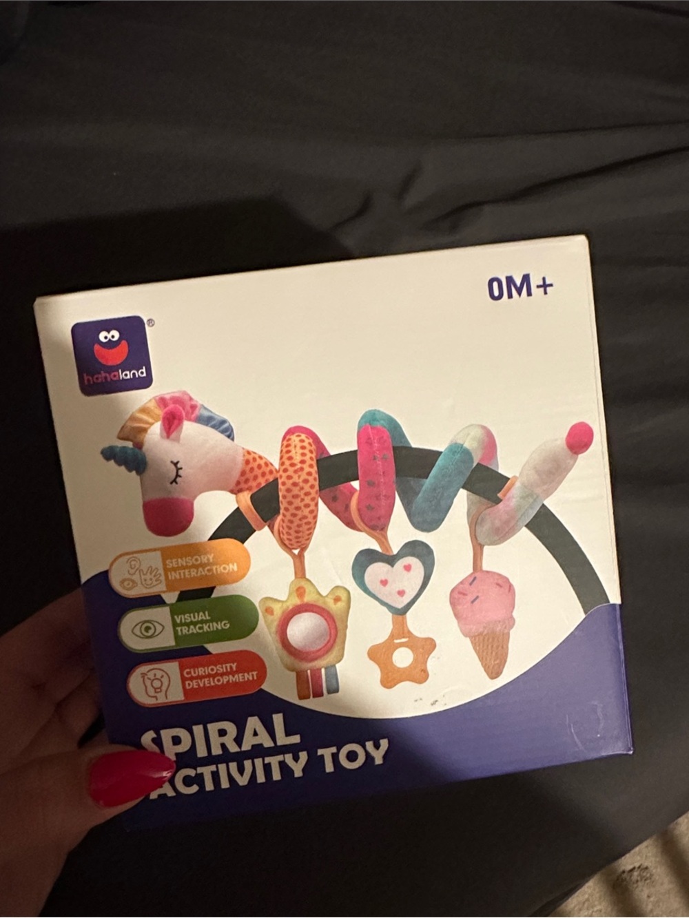 New! Spiral Activity Toy - Multicolor